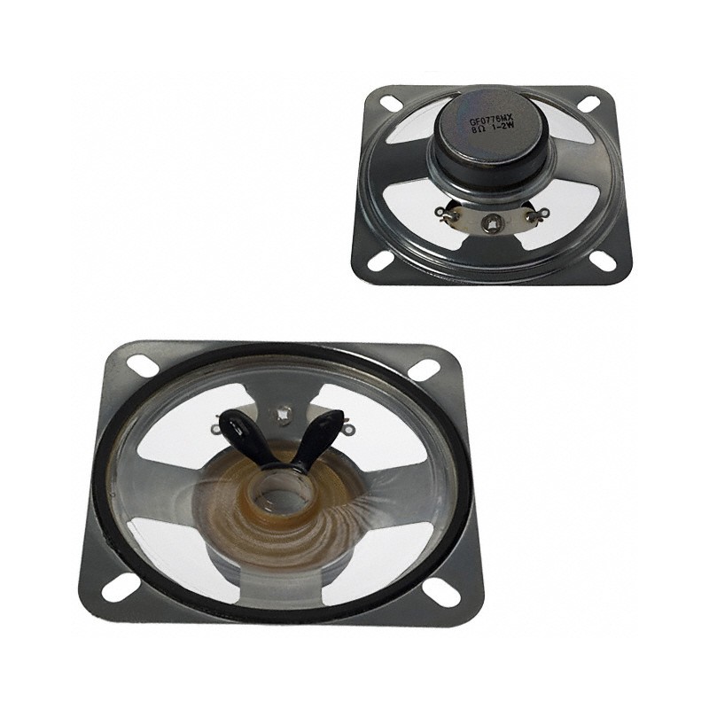 1 pcs : GF0776M - SPEAKER 8OHM 1W TOP PORT 91DB