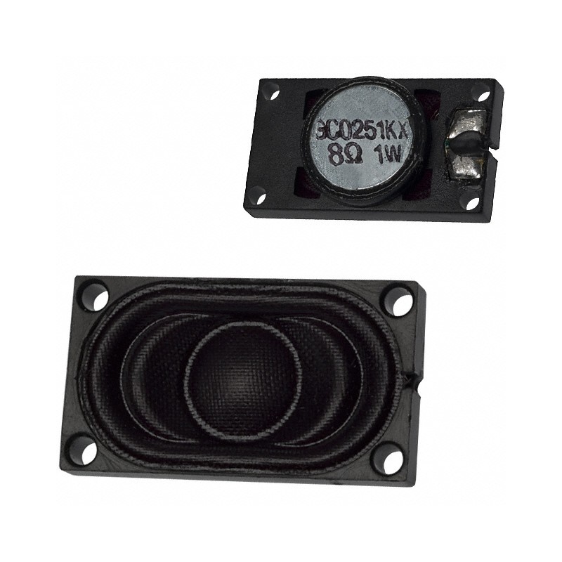 1 pcs : GC0251K - SPEAKER 8OHM 1W TOP PORT 81DB