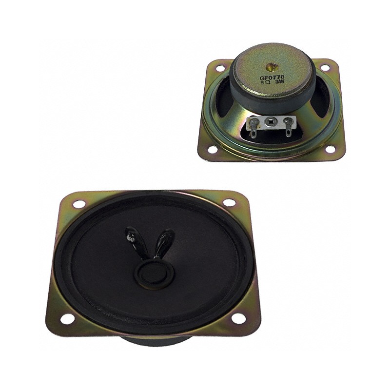 1 pcs : GF0778B - SPEAKER 8OHM 3W TOP PORT 95DB