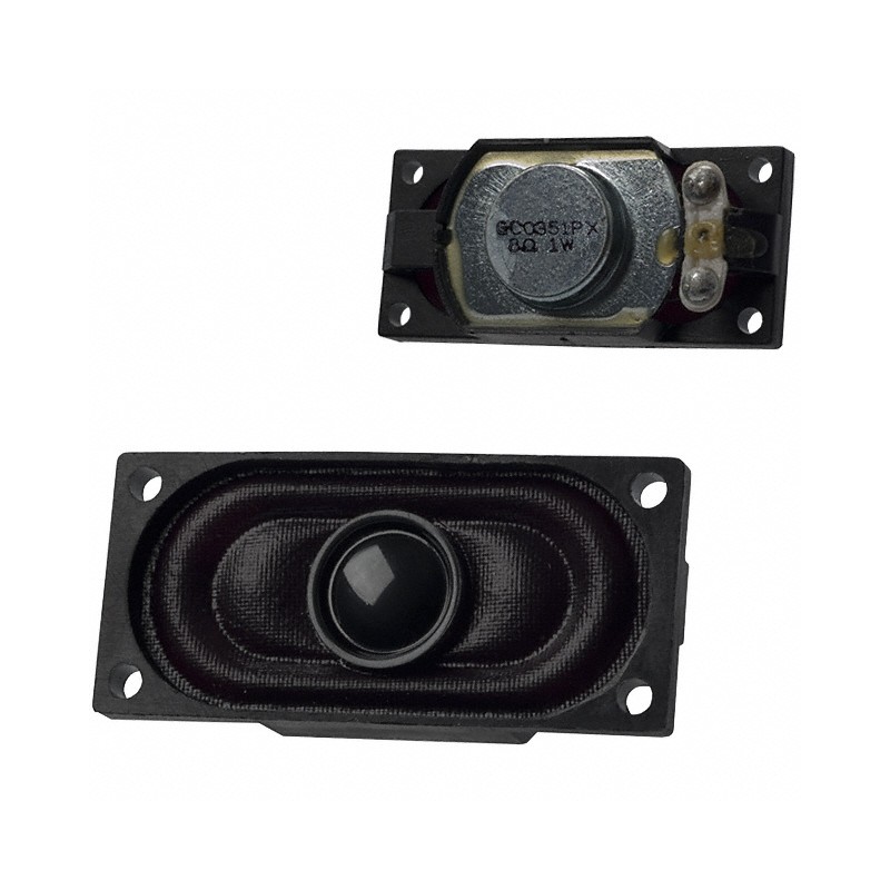 1 pcs : GC0351P - SPEAKER 8OHM 1W TOP PORT 80DB