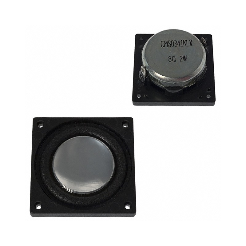1 pcs : CMS0341KLX - SPEAKER 8OHM 2W TOP PORT 84DB