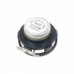 1 pcs : BFC-D40-22-1-002 - SPEAKER 1 OHM 3.5W TOP PORT 83DB
