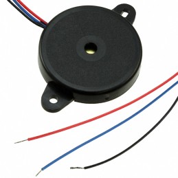 1 pcs : PT-2038FWQ - BUZZER PIEZO 12V 24MM FLANGE