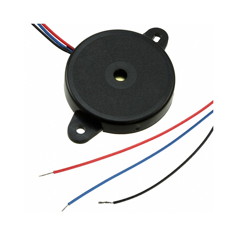 1 pcs : PT-2038FWQ - BUZZER PIEZO 12V 24MM FLANGE