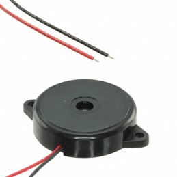1 pcs : PT-3110WQ - BUZZER PIEZO 5V 34.5MM FLANGE