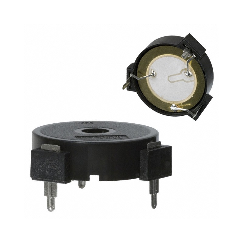 1 pcs : PT-2735FPQ - BUZZER PIEZO 12V 30MM TH