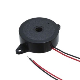 1 pcs : PK-27N36WQ - BUZZER PIEZO 12V 30MM FLANGE