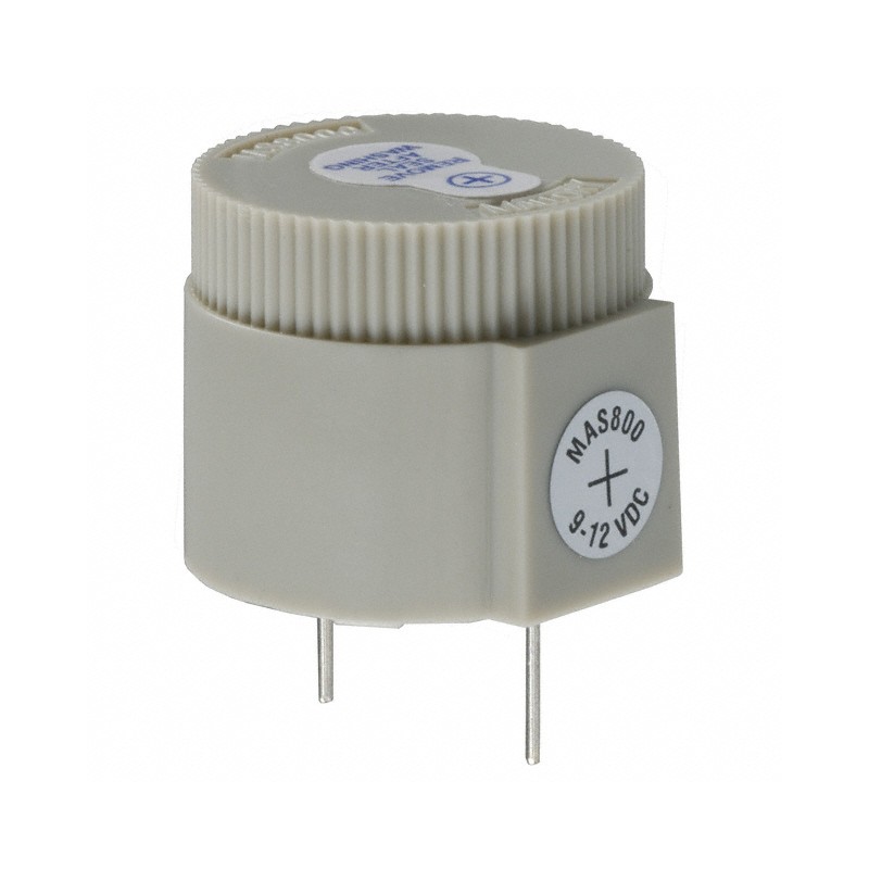 1 pcs : MAS800SQ - BUZZER PIEZO 12V 26MM TH