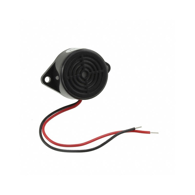 1 pcs : PK-26N04W-06VQ - BUZZER MAGNETIC 6V 26MM FLANGE