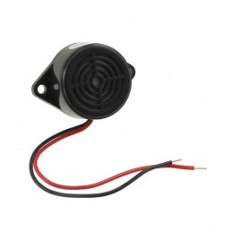 1 pcs : PK-26N04W-12VQ - BUZZER MAGNETIC 12V 26MM FLANGE