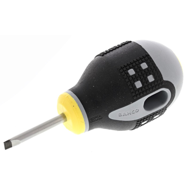 1 pcs - Bahco Slotted Screwdriver, 4 x 0.8 mm Tip, 25 mm Blade, 83 mm Overall