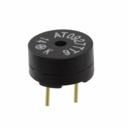 1 pcs : AT-0927-TT-6-R - BUZZER MAGNETIC 3V 9MM TH