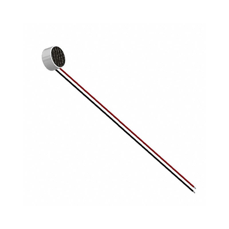 1 pcs : ANM-5254L-LW100-R - MIC COND ANLG NC -54DB 0.382'DIA