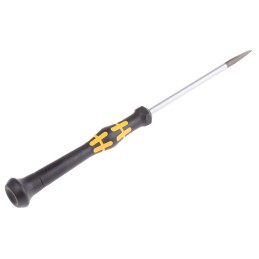 1 pcs - Wera Slotted Precision Screwdriver, 4 x 0.8 mm Tip, 80 mm Blade, 177 mm Overall