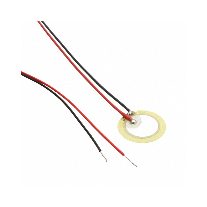 1 pcs : AB1070B-LW100-R - BUZZER ELEMENT STD 7KHZ 10MM