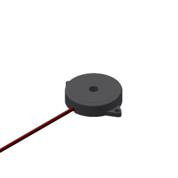 1 pcs : AT-3411-T-HT-LW110-R - BUZZER PIEZO 9V 23.2MM FLANGE