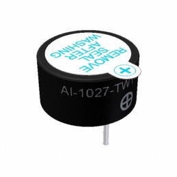 1 pcs : AI-1027-TWT-3V-R - BUZZER MAGNETIC 3V 9.5MM TH