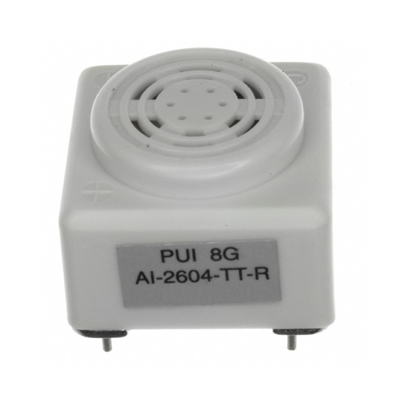 1 pcs : AI-2604-TT-R - BUZZER MAGNETIC 12V 26X26MM TH