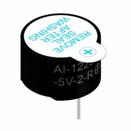 1 pcs : AI-1223-TWT-5V-2-R - BUZZER MAGNETIC 5V 12MM TH