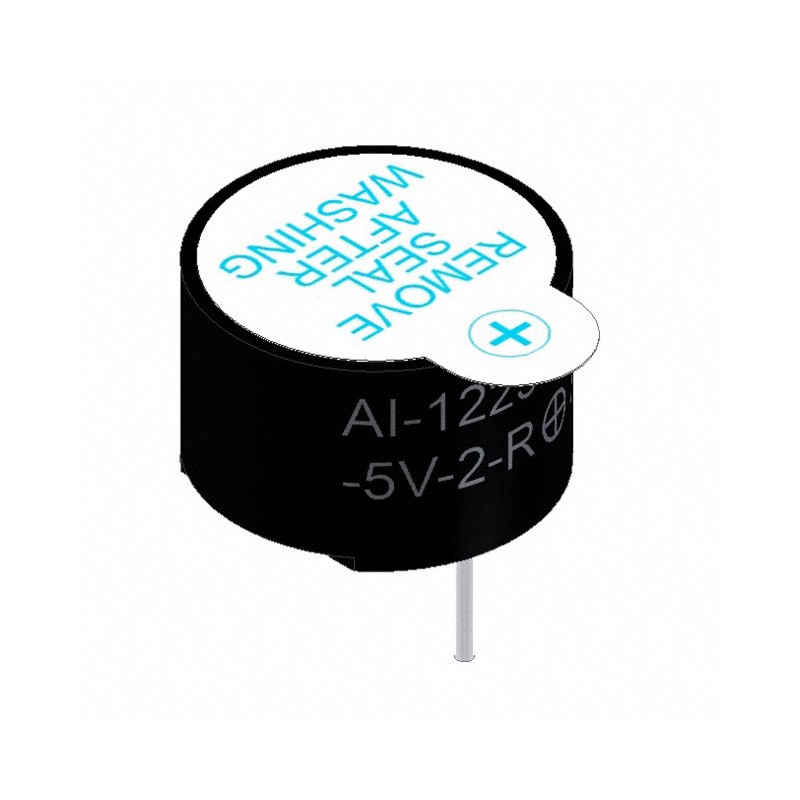 1 pcs : AI-1223-TWT-5V-2-R - BUZZER MAGNETIC 5V 12MM TH