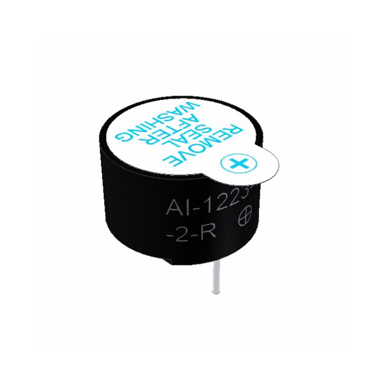 1 pcs : AI-1223-TWT-2-R - BUZZER MAGNETIC 1.5V 12MM TH