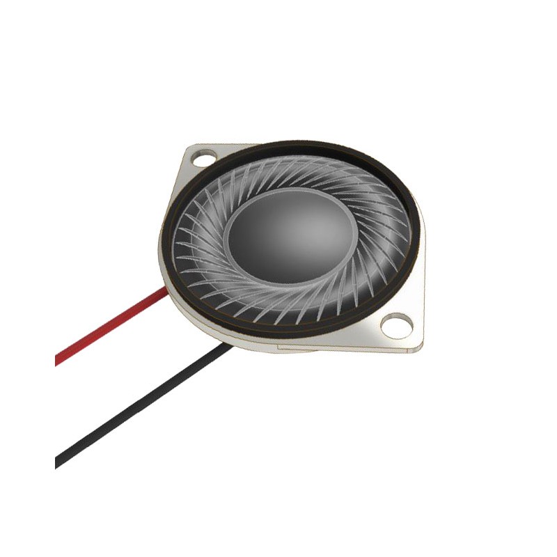 1 pcs : AS02808MR-3-LW80-R - FLANGE MOUNT 28MM SPEAKER 0.5W 8