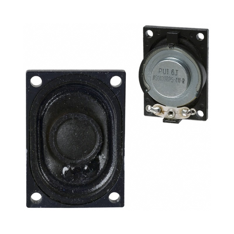 1 pcs : AS04008PS-4W-WR-R - SPEAKER 8OHM 2W TOP PORT 84DB