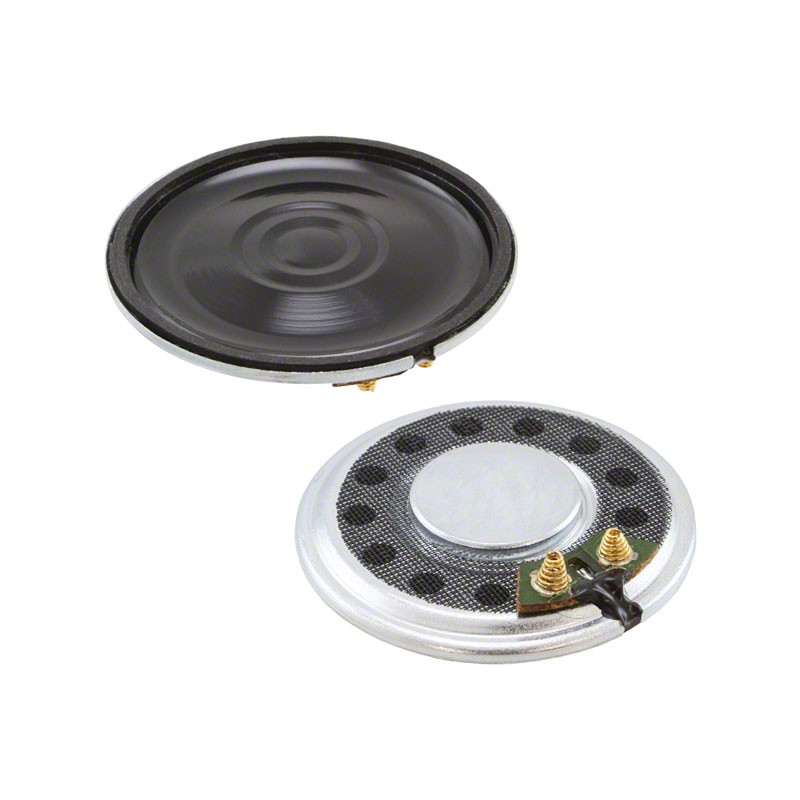 1 pcs : AS03608MR-SC-R - SPEAKER 8OHM 1W TOP PORT 91DB