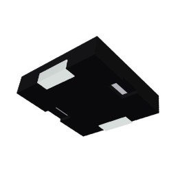 1 pcs : SMT-0940-T-3V-R - BUZZER PIEZO 3V 9X9MM SMD