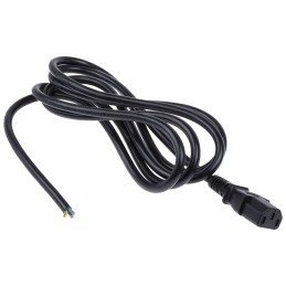 1 pcs - RS PRO IEC C13 Socket to Unterminated Socket Power Cord, 2m