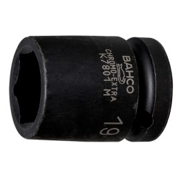 1 pcs - Bahco 19mm, 1/2 in Drive Impact Socket Hexagon, 38 mm length