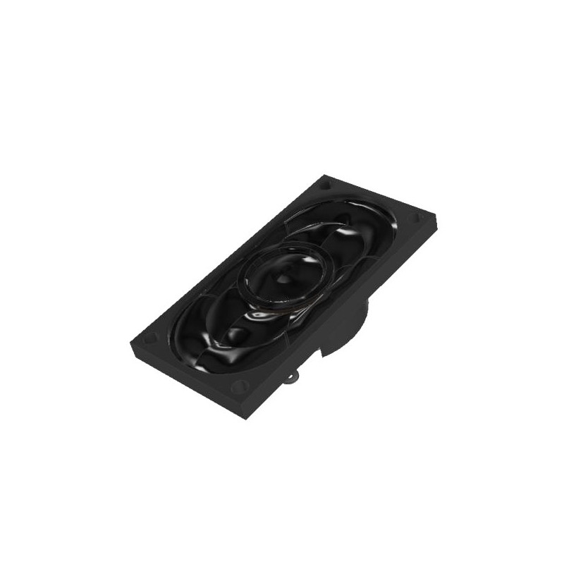 1 pcs : AS04016CO-WR-R - 40X20MM SPEAKER 1.5W 16OHM 550HZ