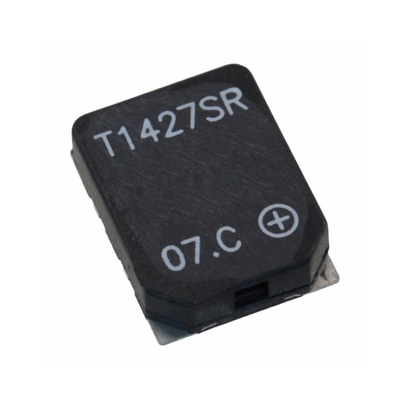 1 pcs : SMT-1427-S-R - BUZZER MAGNETIC 5V 11X14.2MM SMD