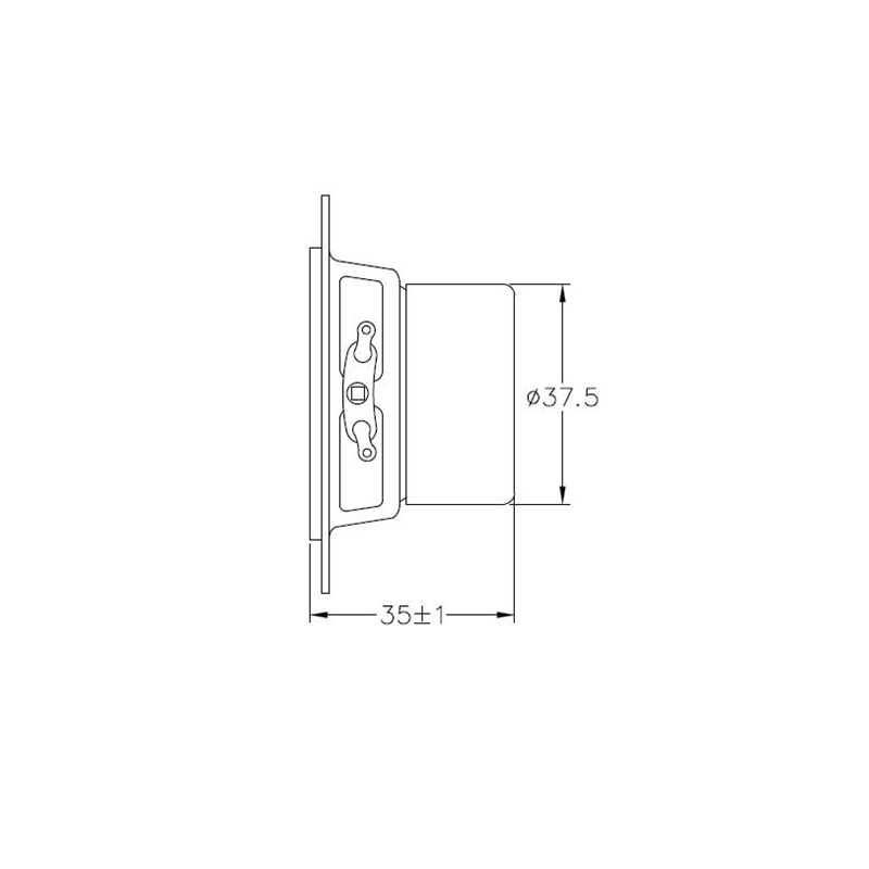 1 pcs : AS05208PR-4-R - SPEAKER 8OHM 10W TOP PORT 77DB