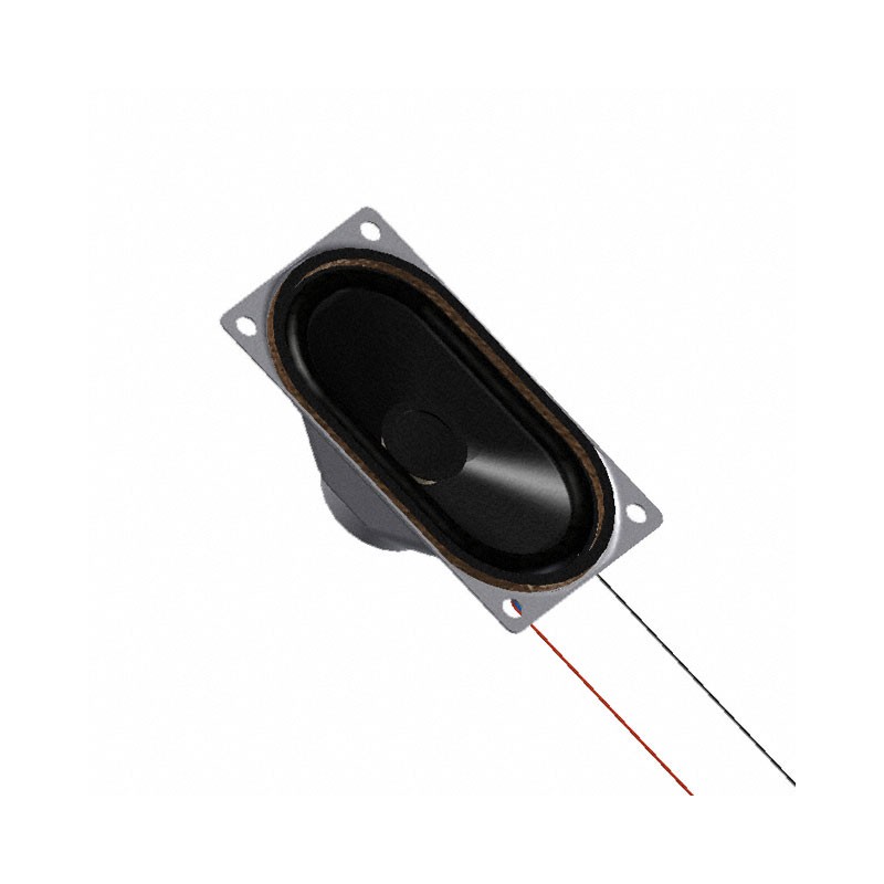 1 pcs : AS07108PO-LW152-R - SPEAKER 8OHM 3W TOP PORT 86DB