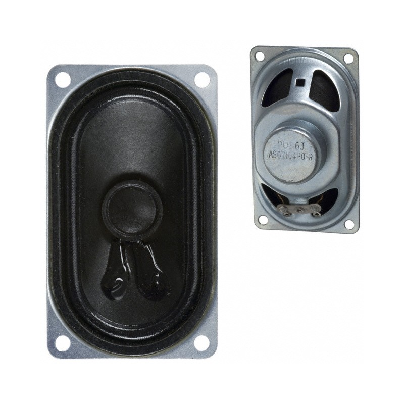 1 pcs : AS07104PO-WR-R - SPEAKER 4OHM 3W TOP PORT 86DB