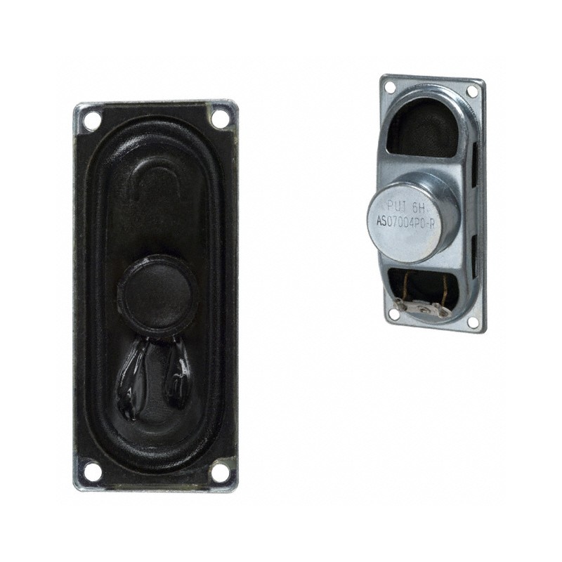 1 pcs : AS07004PO-WR-R - SPEAKER 4OHM 2W TOP PORT 86DB