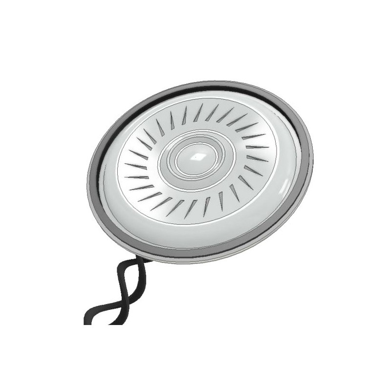 1 pcs : AS04008MR-11-WP-LW54-R - 40MM SPEAKER 1W 8OHM 550HZ IP67