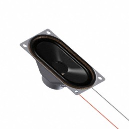 1 pcs : AS07104PO-LW152-WR-R - SPEAKER 4OHM 3W TOP PORT 86DB