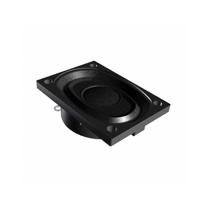 1 pcs : AS04004PO-2-WR-R - SPEAKER 4OHM 3W TOP PORT 82DB