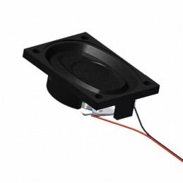 1 pcs : AS04004PO-2-LW152-WR-R - SPEAKER 4OHM 3W TOP PORT 82DB