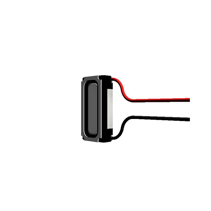 1 pcs : AS01208MS-SP12-WP-LW100-R - SPEAKER 8OHM 300MW TOP PORT 88DB