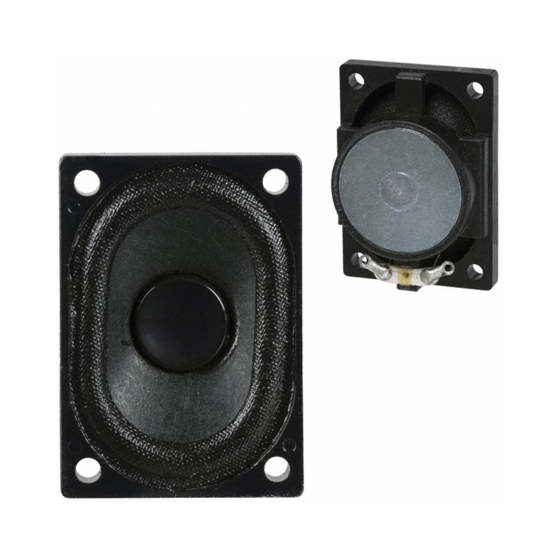 1 pcs : AS04004PO-WR-R - SPEAKER 4OHM 2W TOP PORT 86DB