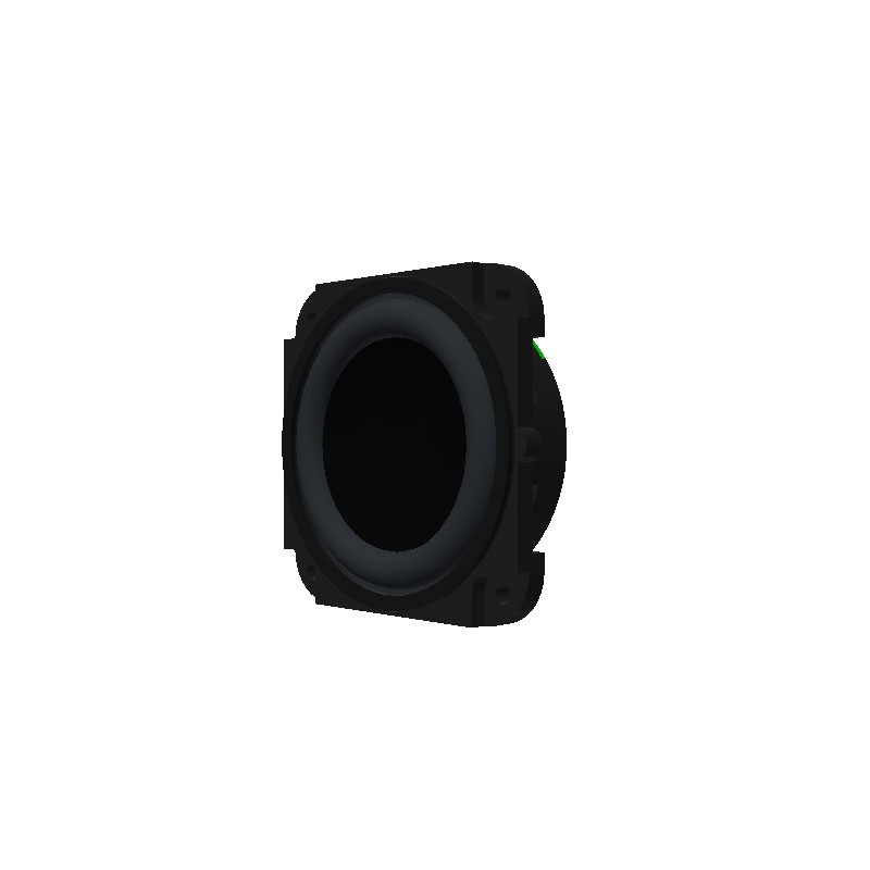 1 pcs : AS03204MS-3-R - SPEAKER 4OHM 3W TOP PORT 83DB