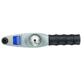 1 pcs - RS PRO Dial Torque Wrench, 0.3 - 4Nm, 1/4 in Drive, Square Drive