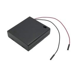 1 pcs : BH2A4S - BATT HOLDER AA 4 CELL WIRE LEADS