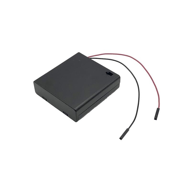 1 pcs : BH2A4S - BATT HOLDER AA 4 CELL WIRE LEADS