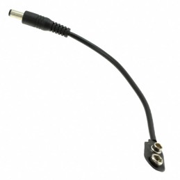 1 pcs : PRT-09518 - BATT SNAP 9V 1 CELL BARREL PLUG