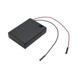 1 pcs : BH3A4S - BATT HOLDER AAA 4 CELL WIRE LEAD