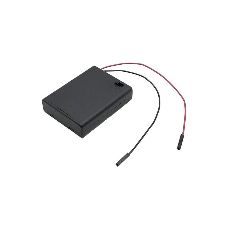 1 pcs : BH3A4S - BATT HOLDER AAA 4 CELL WIRE LEAD